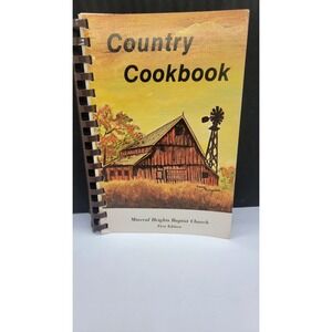 Vintage Country Cookbook Mineral Heights Baptist Church  Greenville Texas